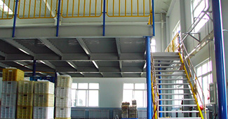 鋼平臺倉儲貨架   勝通成功吸引浙江昌鴻的目光