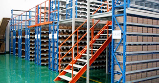 閣樓式貨架定制 浙江報(bào)喜鳥(niǎo)服飾相信勝通貨架