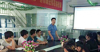 勝通貨架召開銷售部工作會議