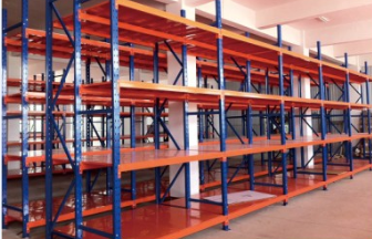 勝通倉儲為利加紡織供應中型貨架100多組