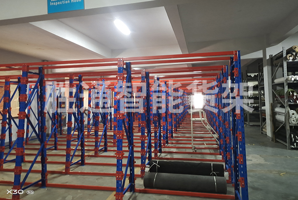 杭州集控科技面料貨架項目圓滿完工交付使用