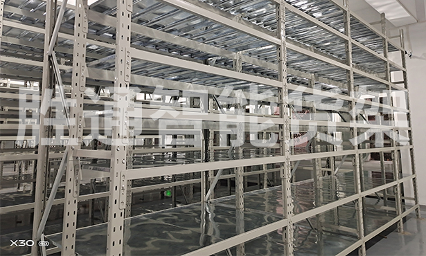 杭州中美埃梯梯泵業(yè)400組重型貨架安裝案例