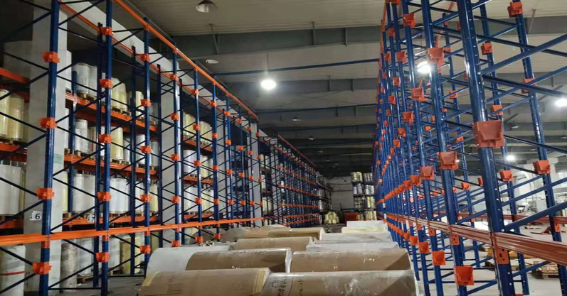 來看，浙江萬寶龍膠粘制品有限公司-重型貨架完工案例展現(xiàn)