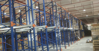 勝通貫通式貨架的入駐，讓安吉富恒家具的貨物儲存能力提升近50%！